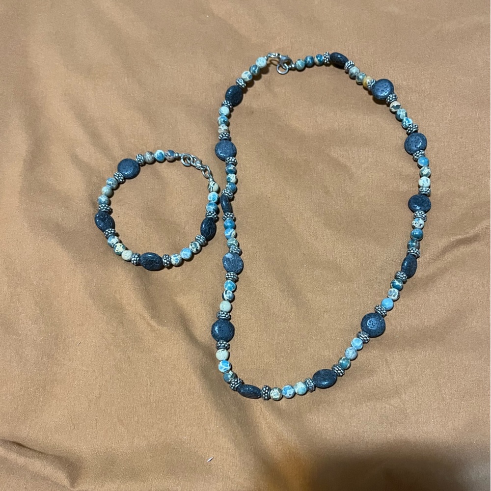 Vintage matching necklace and bracelet